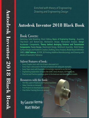 Autodesk Inventor Black Book By Gaurav Verma Overdrive Ebooks